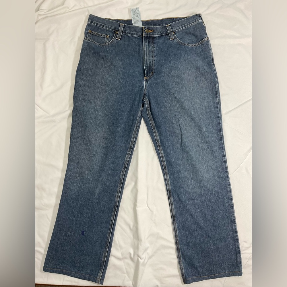 Carhartt Men’s Blue Jeans 38 Relaxed Fit See Description